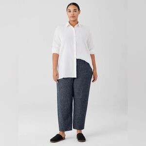 Eileen Fisher Tweedy Hemp Cotton Lantern Pant